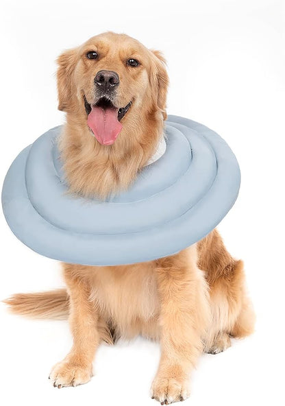 Gagabody Dog Cone for Large Dogs - Comfortable Adjustable Soft Alternative After Surgery - Elizabethan Donut Collar for Recovery - Different Sizes for Cats, Medium and Small Dogs