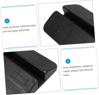 UPKOCH Pet Gate Kick Plate Kick Safety Door Guardrail for Indoor Use Easy Installation Versatile Barrier for Dogs and Cats Black