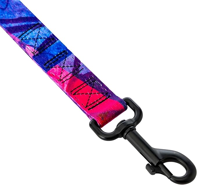 Wolfgang Heavy Duty Dog Leash, Pull-Tested for Walking & Training, Daydream Print, Dual Handle Large