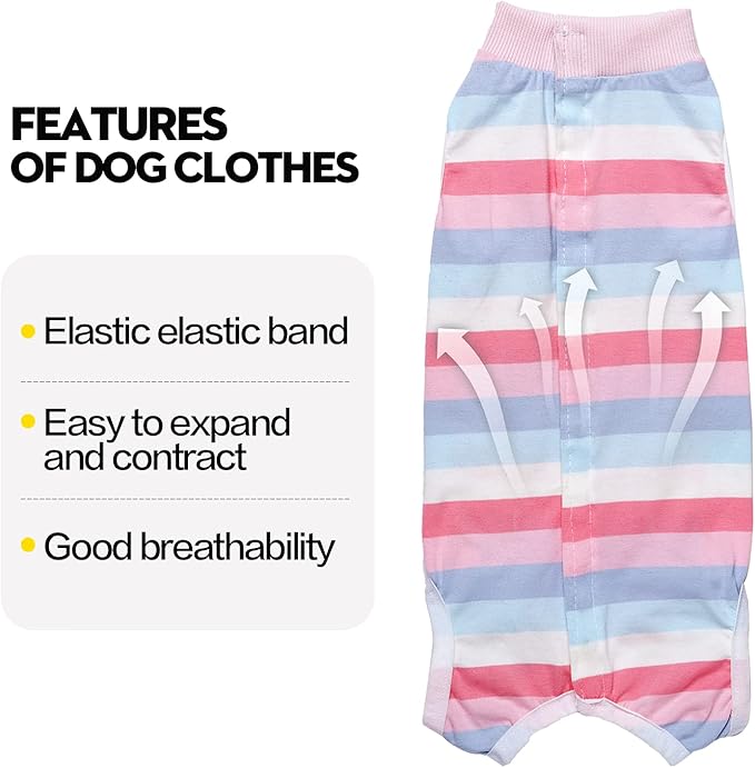 Recovery Suit for Dogs Dog Onesie for Surgery, Dog Surgery Recovery Suit for Small Medium Dogs, E-Collar Alternative After Surgery Wear Anti Licking Abdominal Wounds Pet Surgery Recovery Suit