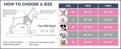 PHOEPET No Pull Dog Harnesses for Small Dogs Reflective Adjustable Front Clip Vest with Handle 2 Metal Rings 3 Buckles [Easy to Put on & Take Off](S, Red)
