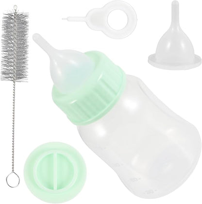 Beaupretty Small Pet Nursing Bottle Kit Milk Feeder for Puppies Kittens Hamsters Lightweight Portable Feeding Set for Newborn Animals