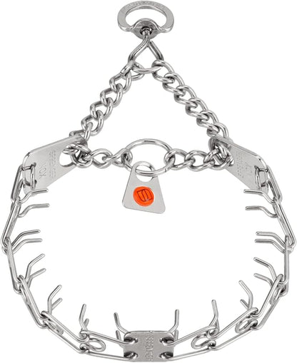 HS HERM. SPRENGER GERMANY Stainless Steel Prong Dog Training Collar with Swivel Ultra-Plus Pet Pinch Collar No-Pull Collar for Dogs Made in Germany 4mm x 25in Large