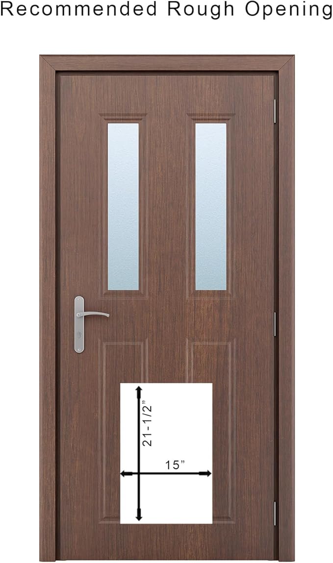 Ranger by Freedom Pet Pass - Insulated Dog Door for Doors - L