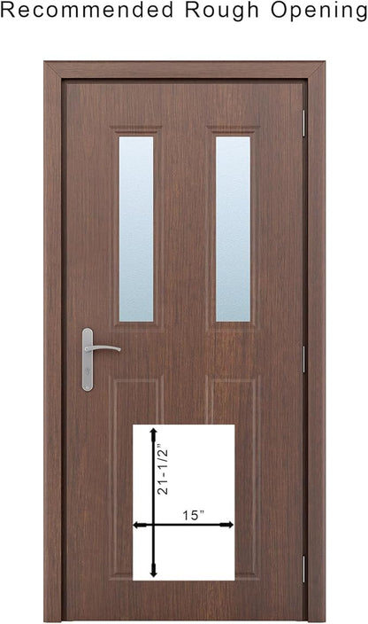 Ranger by Freedom Pet Pass - Insulated Dog Door for Doors - L