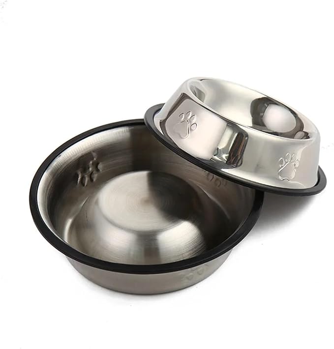 Cat Feeding Stainless Steel Pet Bowl Feed Bowls Multi-Specification Dog Feeder Supplies(ACH185)