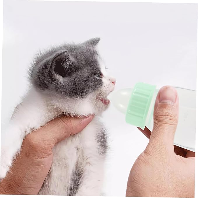 Pet Nursing Bottle Set Squeeze Milk Bottle for Puppies and Kittens Durable and Lightweight Feeding Safe Design for Small Pets