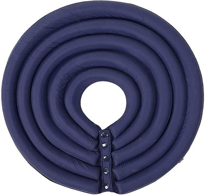 Dog Cone Collar, Inflatable Dog Neck Donut Collar Alternative After Surgery, Soft Protective Recovery Cone for Small Medium Large Dogs and Cats Puppies - Alternative Collar (Dark Blue,XL)