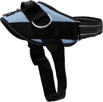 ShawnCo Essential Dog Harness, No-Pull Pet Vest with 3 Leash Clips, No Choke, Reflective, Adjustable and Padded, for Easy Walking and Training for Small, Medium and Large Dogs (Moonglow, M)