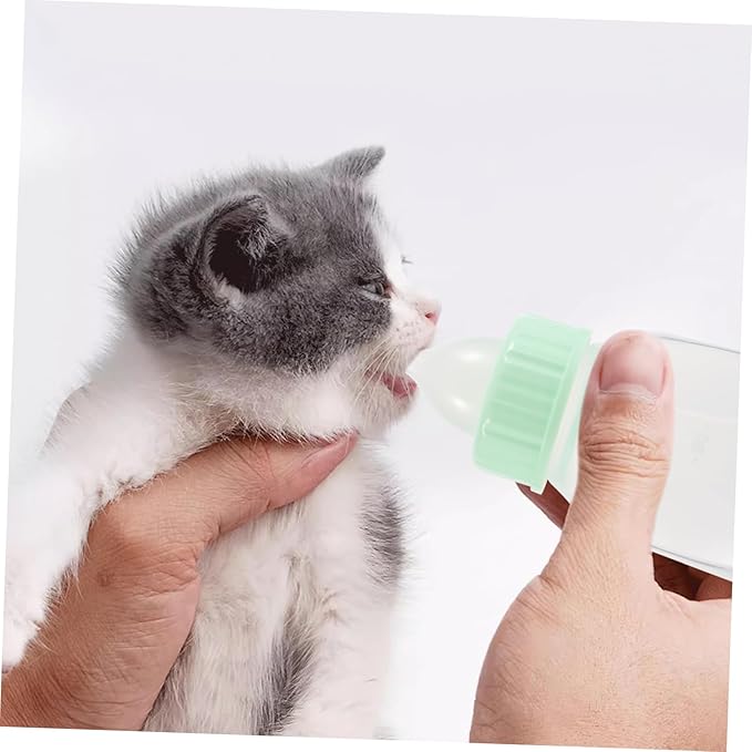 1set Cat and Dog Nursing Bottle Kit Portable Pet Feeding Milk Bottle Set for Kittens Puppies and Small Animals Easy to Clean Lightweight Feeding Tool