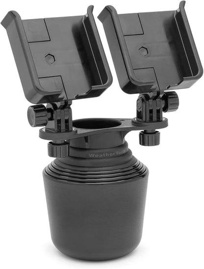WeatherTech Double High Pet Feeding System - Elevated Dog/Cat Bowls - 6 inch High Light Grey (DHC3206LGLG)
