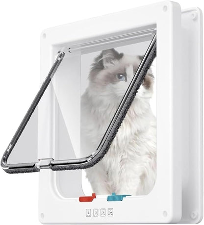 pet Door, Energy-Saving and Efficiency-Enhancing Pet Doors and Leak-Proof Dog Cages Improve Efficiency By Half(Brown)