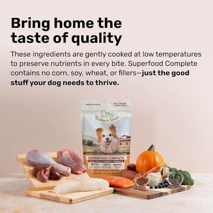 BADLANDS RANCH by Katherine Heigl – Superfood Complete Air-Dried Fish & Turkey Dog Food – High Protein with Superfoods for Daily Wellness & Consistent Nutrition – 64 oz (Pack of 2)