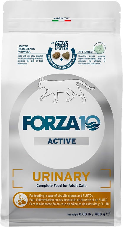 Forza10 - Cat Food, Limited Ingredient Cat Food for Urinary Health and UTI Support, Non-GMO, Fish Flavor, (0.88 lb)