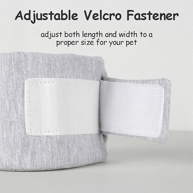 Cat Neck Brace Cover - Adjustable Elizabethan Collar for Post-Surgery Recovery, Anti-Lick Wound Protective Cervical Cone for Small Medium Large Dogs Cats (Neck Girth 4.7-9.8", Depth2.8