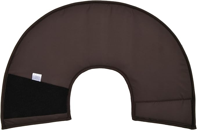 Puppia Dandy Cone Collar for Dogs After Surgery Fashionable Comfortable Pet Recovery Collar Elizabethan Dog Collar, Brown, Medium