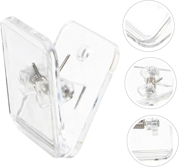 BESPORTBLE 6pcs Dog Pee Pad Holder Transparent Adhesive Wall Tray for Indoor Potty System Strong Adhesion Dog Training Pad Clip Reduces Accidents Supports Housebreaking
