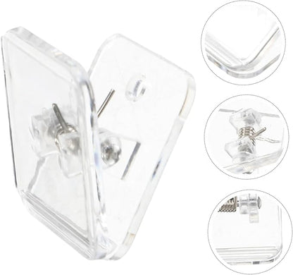 BESPORTBLE 6pcs Dog Pee Pad Holder Transparent Adhesive Wall Tray for Indoor Potty System Strong Adhesion Dog Training Pad Clip Reduces Accidents Supports Housebreaking
