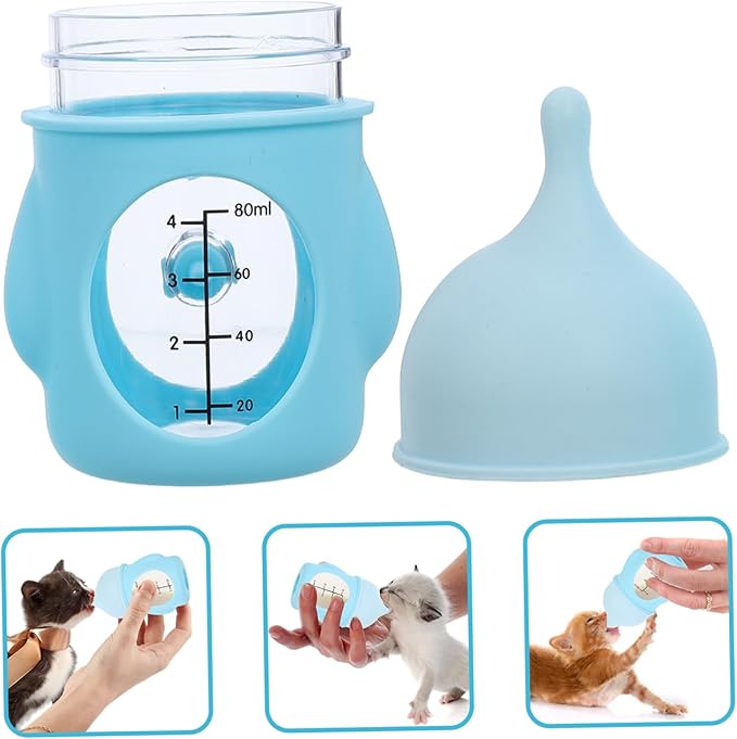 SUPVOX Safe Feeding for Pets Kitten and Puppy Nursing Bottle Portable Milk Feeder Scale Easy- Pet Nurser Bottle