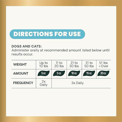 VetriScience Quick Action Diarrhea Aid Paste with Probiotics & B Vitamins, Fast Balance Digestive Support Supplement for Dogs and Cats, Gut Balancer, Unflavored, 35 cc