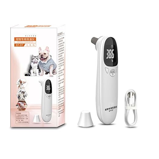 Pet Temperature Monitor – Veterinary Fevers Sensor, Professional Animal Thermometer, Duals Mode Accurate Device with Easy Read Display | Essentiall Health Tool for Cats Dogs Pigs Cows Livestock Use