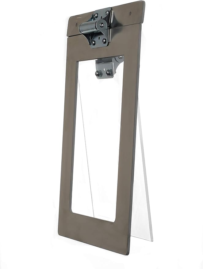 | Small Heavy Duty Entry Bundle | Chew Proof, Weather Tight | Entry Frame and Drop in Closing Panel | Dog Size 0-20 Lbs | Frame Size 10 3/4" x 16 1/4"