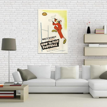 Black Empire How To Play Football Movie Room Decor Wall Art Print 18x24 Poster