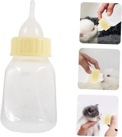 Kitten Puppy Pet Nursing Bottle Dog Kitten Feeder Bottle Set for Newborn Pets
