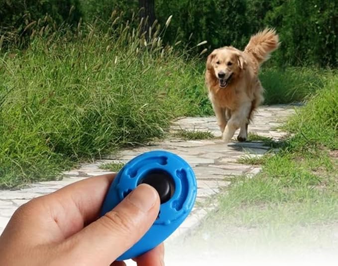 2Pcs Pink Dog Clicker for Training Easy to Use with Button Dog Training Accessories Strong and Long-Lasting, Training and Behavior Aids