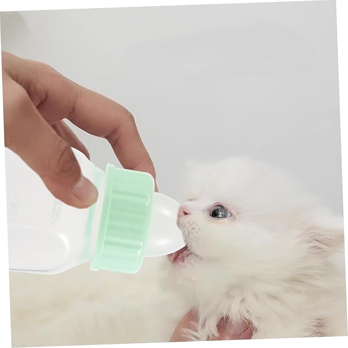 1set Cat and Dog Nursing Bottle Kit Portable Pet Feeding Milk Bottle Set for Kittens Puppies and Small Animals Easy to Clean Lightweight Feeding Tool