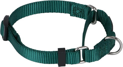 Hyhug Martingale Collar for Dogs Small Green |Escape - Proof Heavy Duty Nylon Durable No Buckle, Ideal for Training & Daily Walks