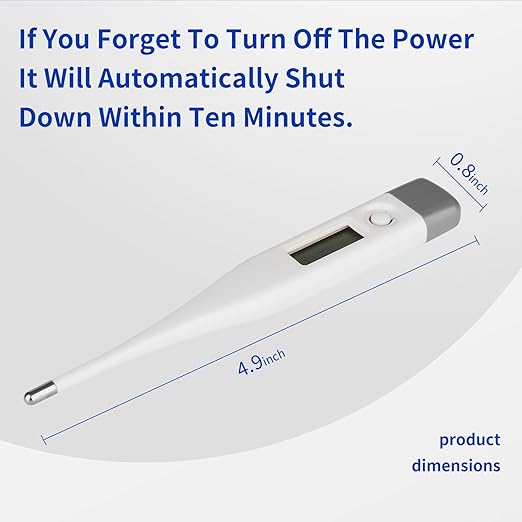 Intelligent Digital Thermometer,LCD Display Screen,Fast Measurement,Suitable for Children and Adults,Easy to Maintain Cleanliness and Hygiene,Bringing Family Health,Grey