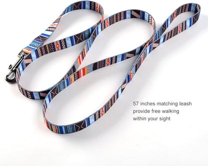 Ihoming Puppy Collar and Leash Set for Daily Outdoor Walking Running Training, Splicing Design for Extra Small Boys Girls Dogs Cats Pets, XS-Up to 10LBS