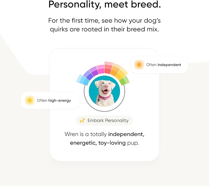 Embark Breed Identification Kit - Most Accurate Dog DNA Testing Kit - 99% Breed Ancestry Accuracy for Mixed Breed Dogs - Plus Relative Finder & Family Tree