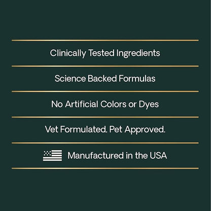 VetriScience Calm & Confident Chews, Composure Clinically Tested Calming and Anxiety Ashwagandha Supplement for Dogs, Stress Relief, Separation Anxiety, Behavior Support, Chicken, 90 Count