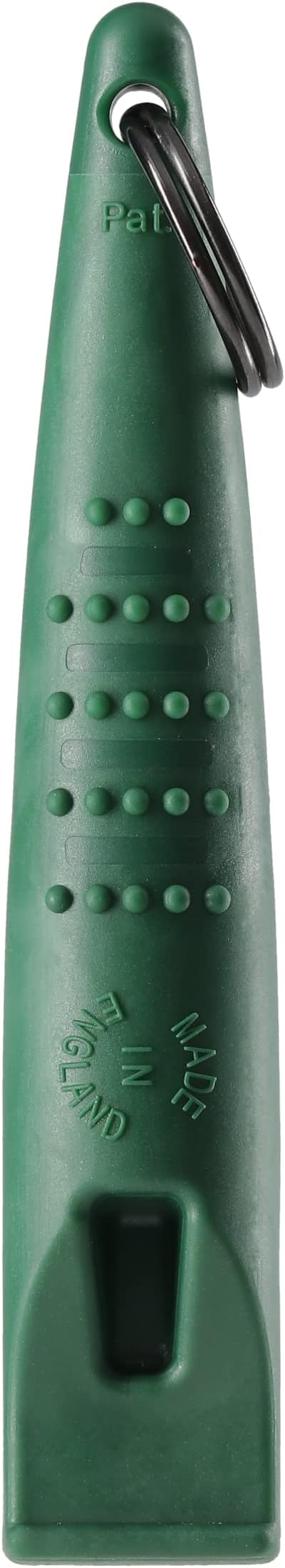 ACME Alpha 211.5 Professional Dog Training Whistle with Enhanced Ergonomic Grip. BPA-Free Plastic. 110 dBA. Long Range. Standardized Frequency. Weatherproof. Made in the UK (Forest Green)