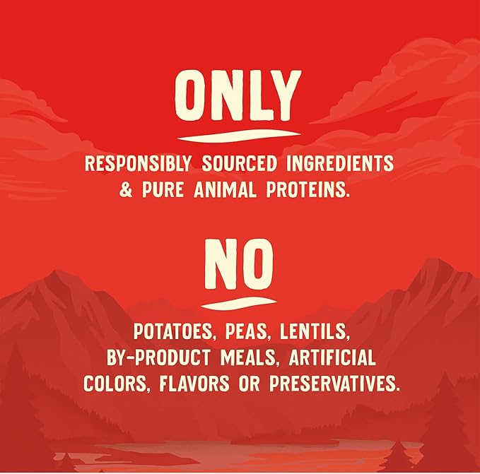 Stella & Chewy's Wild Red Dry Dog Food Raw Coated High Protein Wholesome Grains Red Meat Recipe, 21 lb. Bag