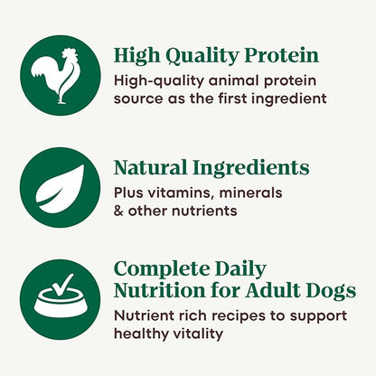 Nutro Hearty Stew Canned Wet Dog Food, Natural Grain Free Dog Food Wet Cuts in Gravy Chicken Beef Variety Pack, 12.5 oz Cans (12 Count, Pack of 1)