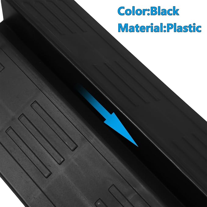 SEWACC Gate Support Feet and Non-Slip Stair Gate Ramp Accessories for Doorway Threshold Black Anti-kick Foot Pedal for Pet for Indoor Use