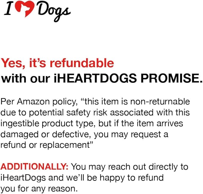 iHeartDogs Extra Strength Urinary, Bladder, & Kidney Support for Dogs – Cranberry, D-Mannose & Echinacea Helps Maintain Urinary Tract Health, Strengthens Weak & Incontinent Bladder