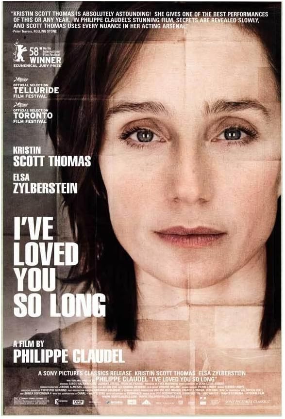 Black Empire I've Loved You So Long Movie Kristin Scott Thomas Laurent Gr Vill Room Decor Wall Art Print 24x36 Poster