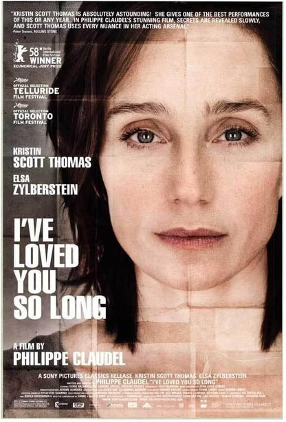Black Empire I've Loved You So Long Movie Kristin Scott Thomas Laurent Gr Vill Room Decor Wall Art Print 18x24 Poster