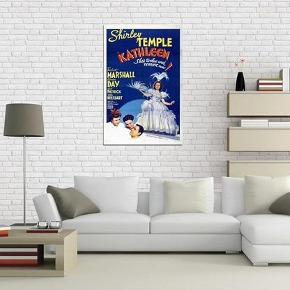 Black Empire Kathleen Movie Shirley Temple Herbert Marshall Laraine Day Gail Room Decor Wall Art Print 24x36 Poster