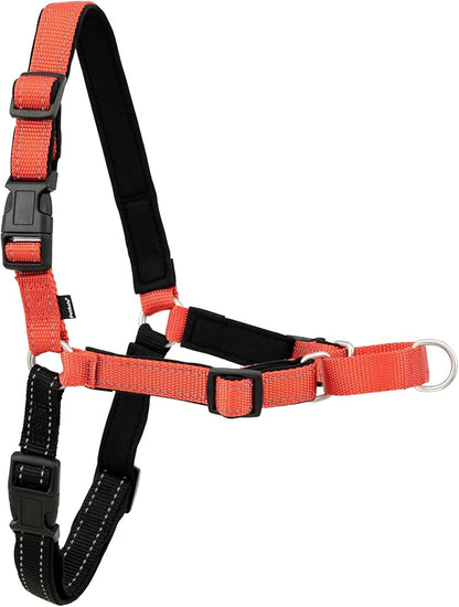 PetSafe Deluxe Easy Walk Harness - Trainer-Trusted Dog Chest Harness with Breathable Martingale Loop Design - Helps Stop Pulling with No Choking & Gagging - Large - Rose