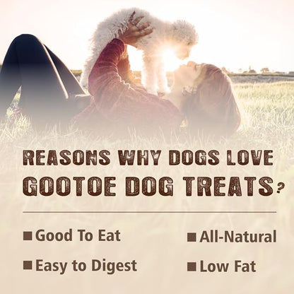 Gootoe Dog Treats, Chicken Jerky for Dogs - Premium Dog Training Treats; High-Protein, Gluten-Free, Hypoallergenic, Grain-Free, Chicken Sticks with Chicken Liver, 1.5 lb
