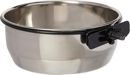 Classic Pet Products Classic Steel Bolt Clamp Coop Cup, 900 ml