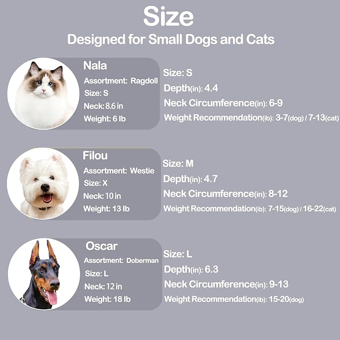 Soft Dog Cone for Small Dogs & Cats, Comfy Dogs Recovery Collar After Surgery, Adjustable E Collar Alternative to Stop Licking, Protective Pets Cones for Pup&Kitty, Comfortable Dog Cones