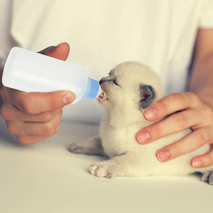 TOYANDONA 3Pcs Cat Nursing Bottles for Kittens Dog Milk Feeding Bottles Leak Design Easy to Use for Pet Feeding for Newborns and Puppies
