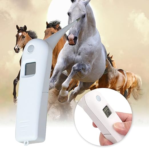 Pet Thermometer, Fast Digital Veterinary Thermometer for Dogs, Cats, Horse,Cattle, Pigs,Birds, Sheep. ﻿