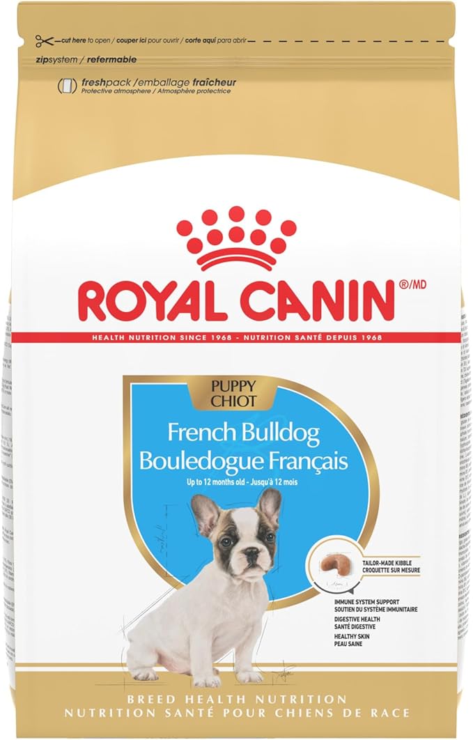 Royal Canin Breed Health Nutrition French Bulldog Puppy Dry Dog Food, 10.5 lb Bag